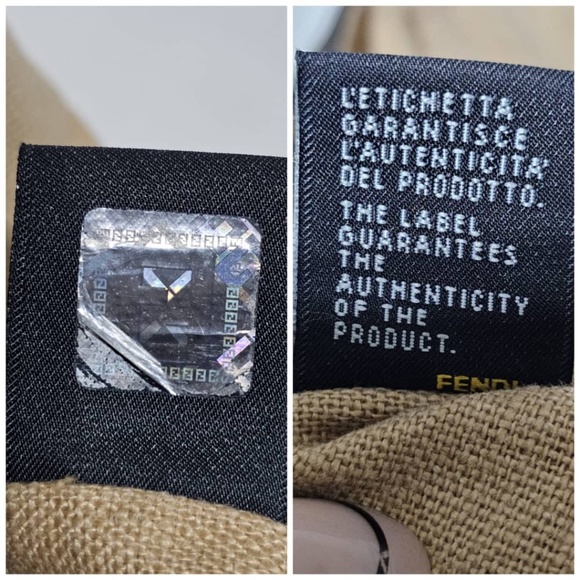 Authentic FENDI Zucca Special Shopping Tote Tobacco TOP HANDLE - Picture 8 of 12